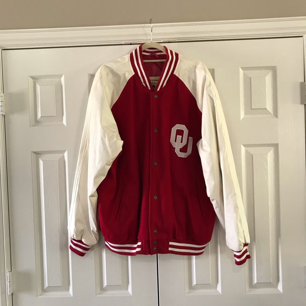 STEVE & BARRY'S OKLAHOMA SOONERS VARSITY JACKET